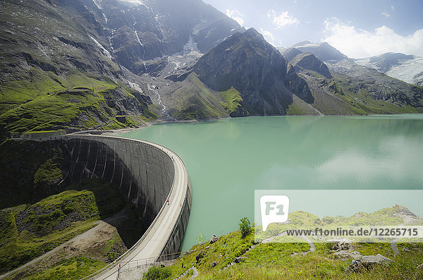 Österreich Kaprun Staumauer Mooserboden mit Moosersperre