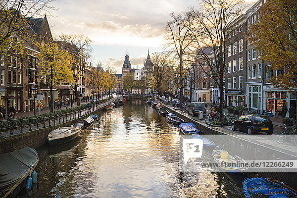 Niederlande  Holland  Amsterdam  Altstadt  Kanal