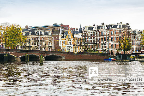 Niederlande  Holland  Amsterdam  Nieuwe Amstelbrug  bewegliche Brücke