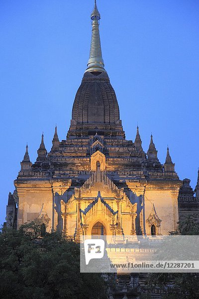 Myanmar  Burma  Bagan  Gawdawpalin Temple .