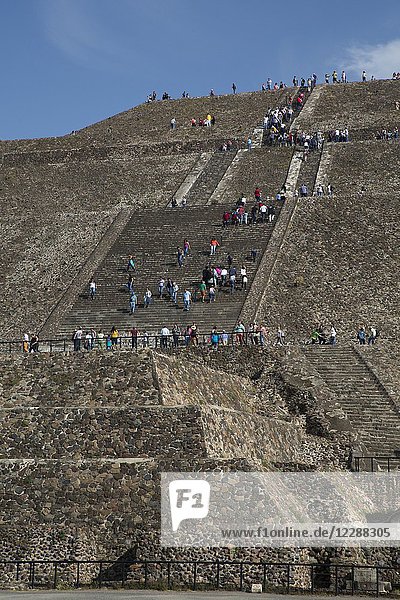 Pyramid of the Sun  Teotihuacan Archaeological Zone  State of Mexico  Mexico