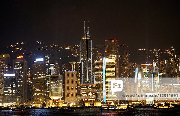 China  Hong-Kong skyline