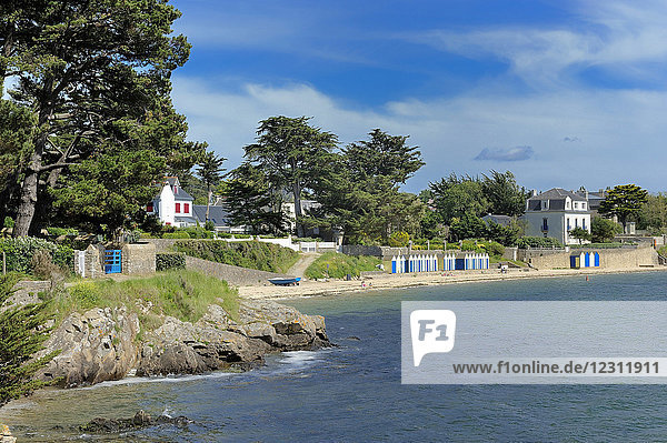 Frankreich  Bretagne  Morbihan  Großer Strand der Ile aux Moines