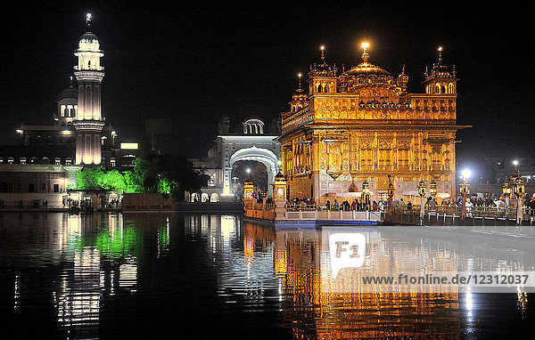 India  Penjab  Amritsar  Golden Temple of the Sikh Community