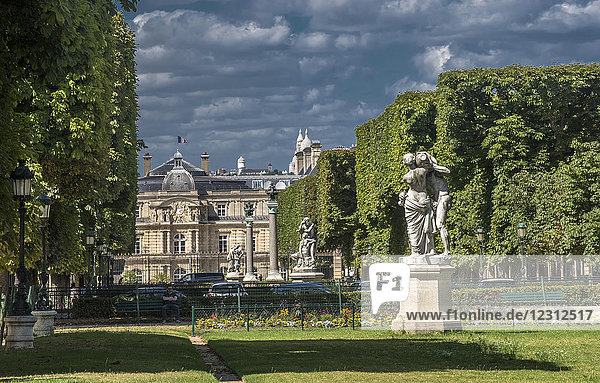 Frankreich  Paris 6. Bezirk  avenue de l'Observatoire  Senat und Jardin des Grands Explorateurs