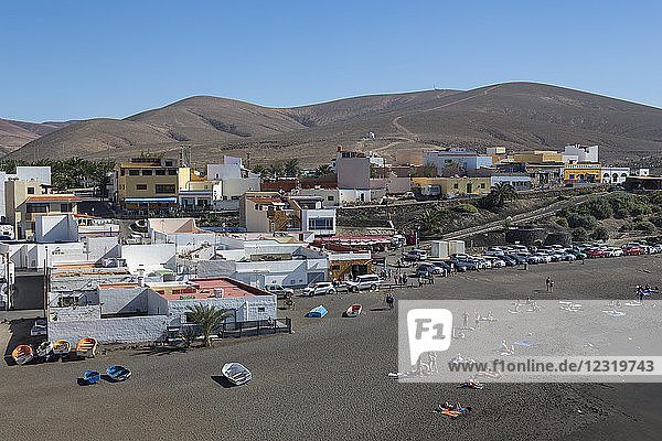 Playa Ajuy on the volcanic island of Fuerteventura  Canary Islands  Spain  Atlantic  Europe