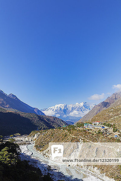 Dorf Pangboche  4000 m  Sagarmatha-Nationalpark  UNESCO-Weltkulturerbe  Khumbu-Tal  Nepal  Himalaya  Asien