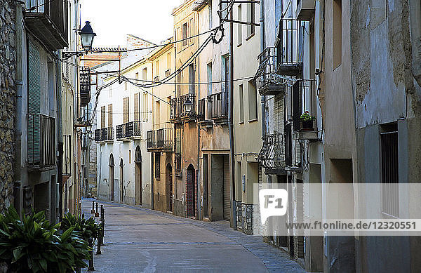Altstadt von Cornudella de Montsant  Katalonien  Spanien  Europa