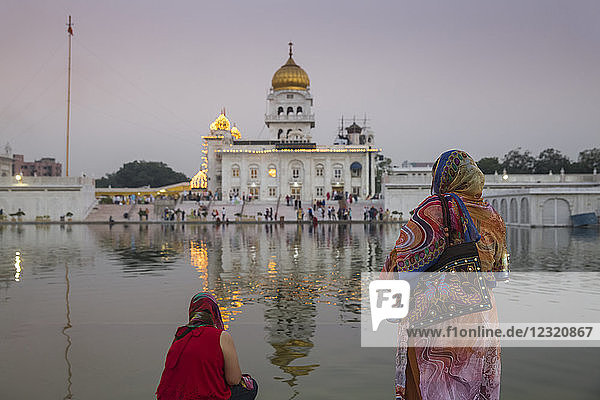 Gurdwara Bangla Sahib  a Sikh temple  New Delhi  Delhi  India  Asia