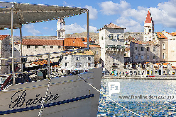 The old town of Trogir  UNESCO World Heritage Site  Croatia  Europe