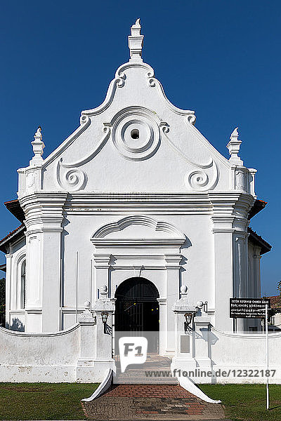 The Dutch Reformed Church in the historic Galle Fort  UNESCO World Heritage Site  Sri Lanka  Asia
