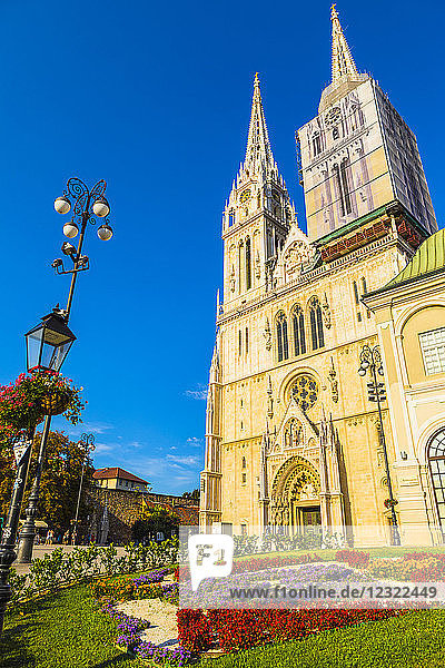 Kathedrale der Himmelfahrt der Heiligen Jungfrau Maria  Zagreb  Kroatien  Europa