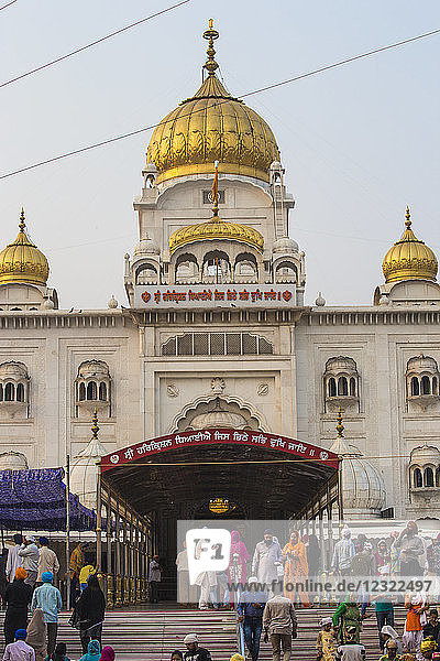 Gurdwara Bangla Sahib  ein Sikh-Tempel  Neu-Delhi  Delhi  Indien  Asien
