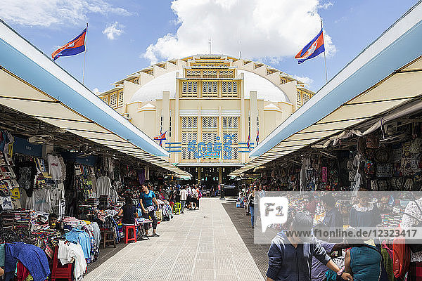 Zentrale Markthalle; Phnom Penh  Kambodscha