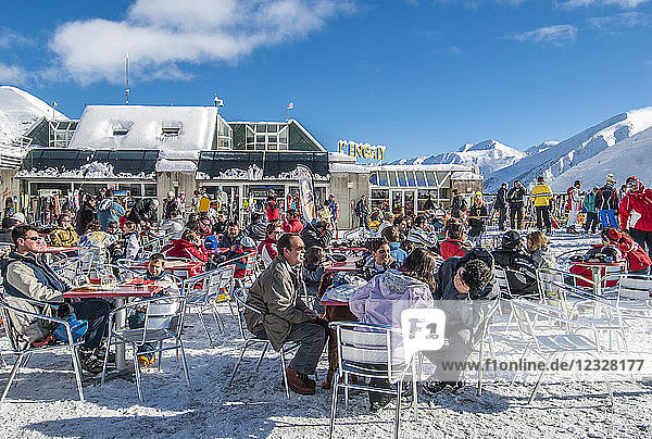France Hautes Pyrenees Aure Valley Piau Engaly ski resort