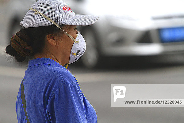 Asien  China  Provinz Shandong  Qingdao. Verschmutzung