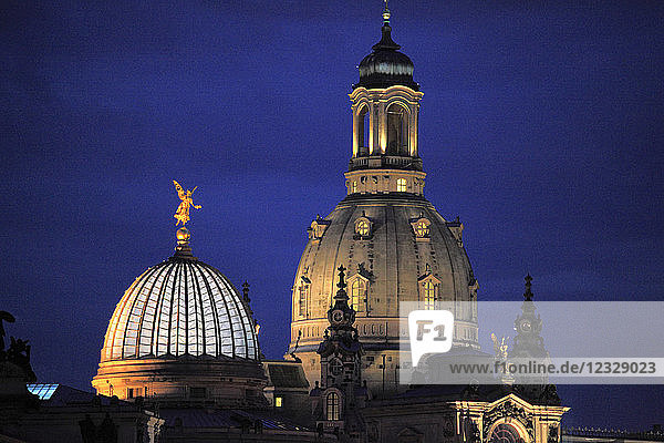 Deutschland  Sachsen  Dresden  Albertinum  Frauenkirche  Liebfrauenkirche
