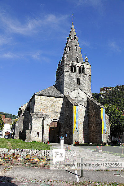 Frankreich  Franche Comte  Departement Jura (39)  Poligny  Kirche Mouthier le Vieillard
