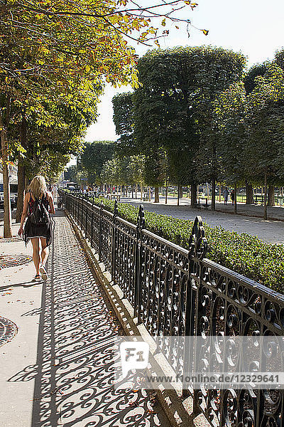 Frankreich  Paris  Avenue de l'Observatoire  Gärten.