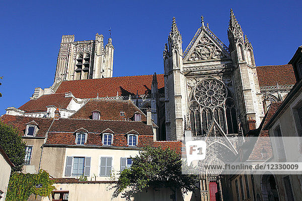 Frankreich,  Region Bourgogne Franche Comte (Burgund),  Departement Yonne,  Auxerre,  Kathedrale Saint Etienne