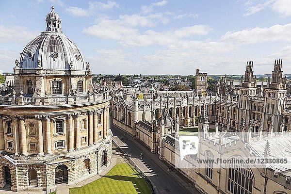 England  Oxfordshire  Oxford  All Souls College und Radcliffe Camera