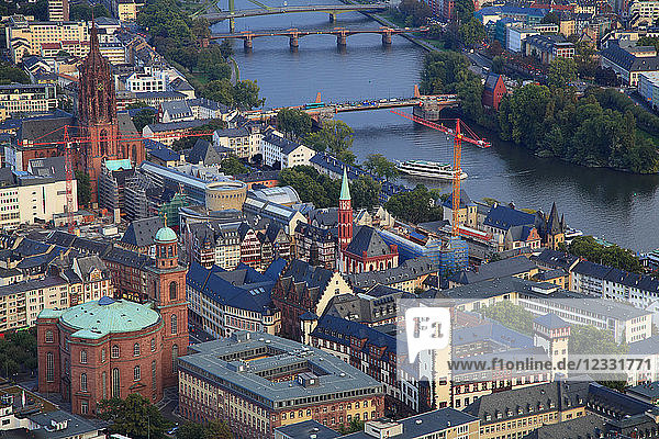 Deutschland  Hessen  Frankfurt am Main  Roemer  Luftaufnahme