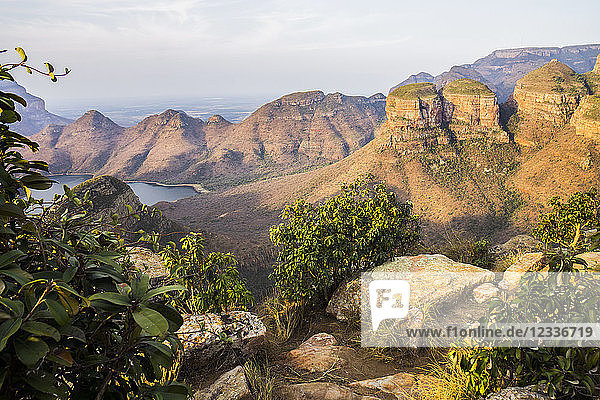 Africa  South Africa  Mpumalanga  Panorama Route  Blyde River Canyon Nature Reserve  Three Rondavels