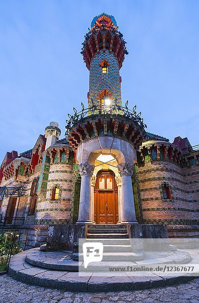 Villa El Capricho de Gaudí  designed by Antoni Gaudí  built in 1883-1885  Comillas  Cantabria  Spain  Europe.