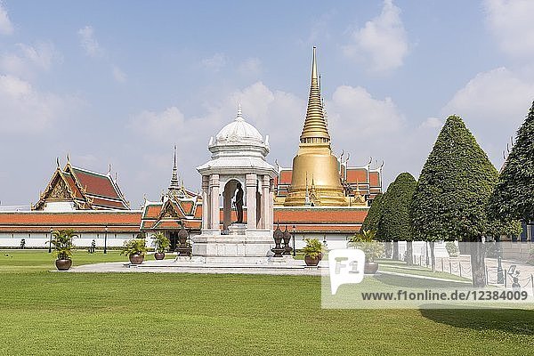 Wat Phra Kaeo-Tempel  Königspalast  Bangkok  Thailand  Asien
