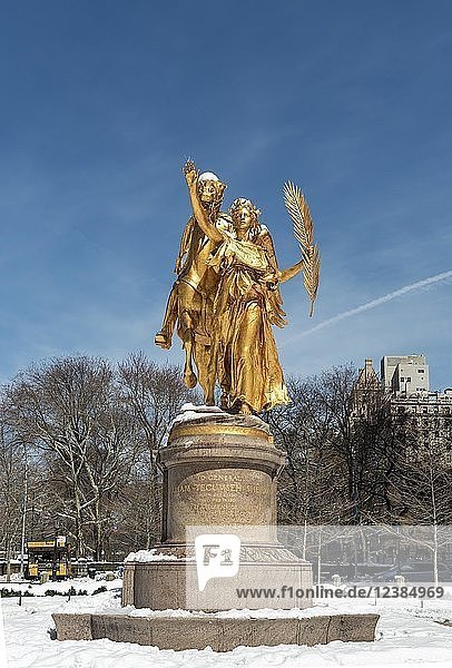 William Tecumseh Sherman-Denkmal am Grand Army Plaza  Manhattan  New York  USA  Nordamerika