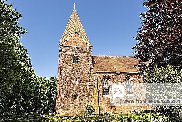Church  Kirchdorf  Poel Island  Mecklenburg-Western Pomerania  Germany  Europe