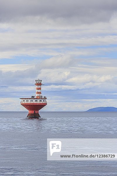 Lighthouse Phare du Haut-Fond Prince in Saint Lawrence River  Tadoussac  Québec Province  Canada  North America