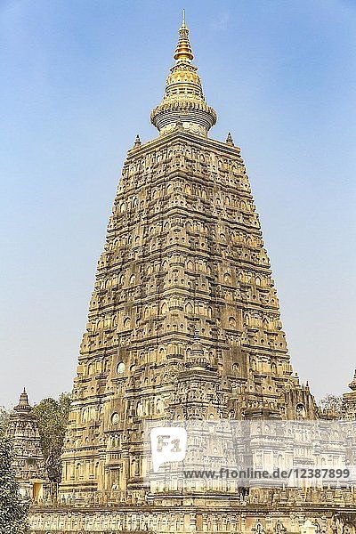 Mahabodhi-Tempel  Bodhgaya  Bihar  Indien  Asien