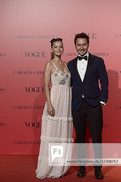 Benjamin Vicuna Maria Eugenia Suarez La China Suarez Attends Vogue 30th Anniversary Party At Casa Velazquez On July 12 2018 In Madrid Spain