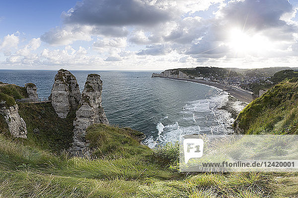France  Normandy  Etretat  Cliffs