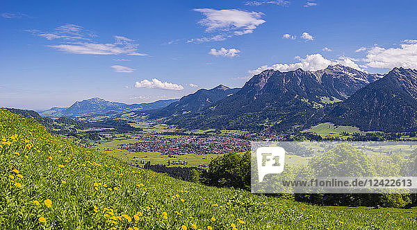 Germany  Bavaria  Oberallgaeu  Oberstdorf