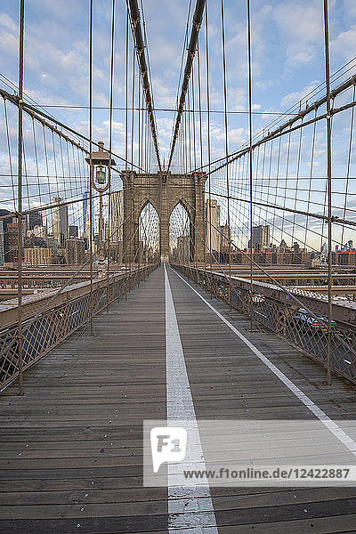 USA  New York City  Brooklyn Bridge