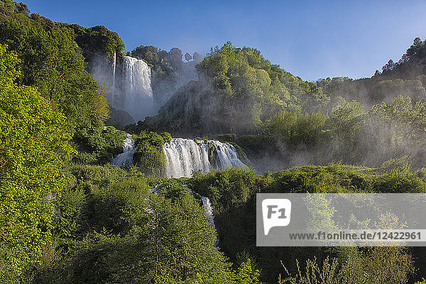 Italy, Umbria, Terni, Cascata delle Marmore