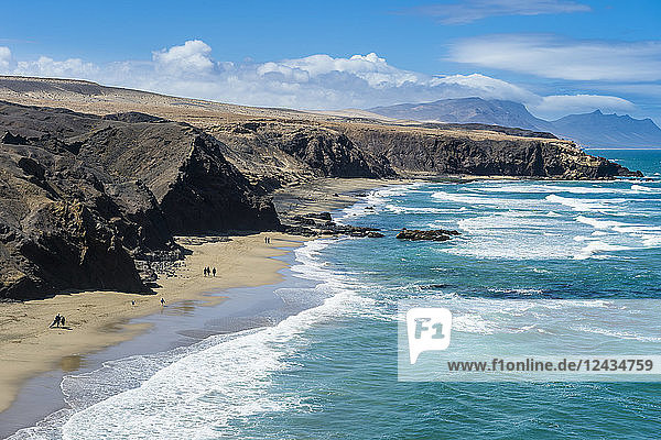 Playa del Viejo Rey  La Pared  Fuerteventura  Canary Islands  Spain  Atlantic  Europe