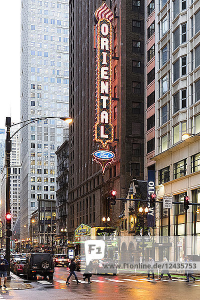 Oriental Theatre  Loop Theater District  Chicago  Illinois  United States of America  North America