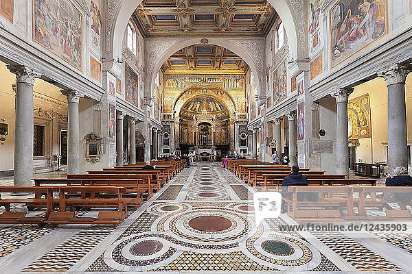 Basilica Santa Prassede  Rome  Lazio  Italy  Europe