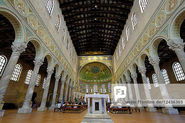 Basilica of Sant'Apollinare in Classe  UNESCO World Heritage Site  Ravenna  Emilia-Romagna  Italy  Europe