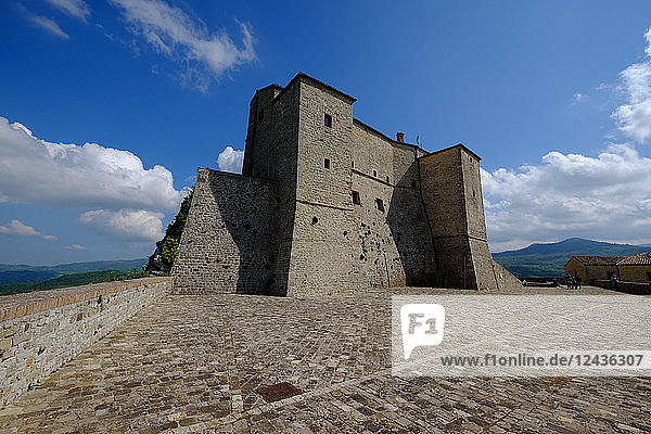 Die Festung von San Leo  Provinz Rimini  Emilia Romagna  Italien  Europa