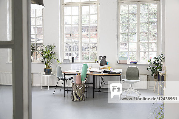Interior of a business loft office