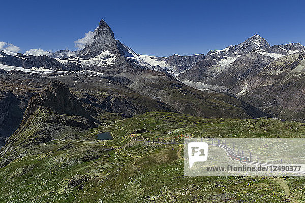 Scenic View of Matterhorn Mountain in der Schweiz