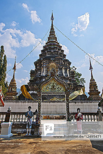 Buddhistischer Tempel in Mae On in Nordthailand