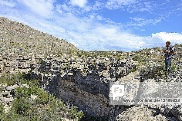 Exploring remote canyons in Big Bend National Park.