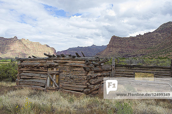 Ruinen der historischen McPherson Ranch im Desolation Canyon  Utah.