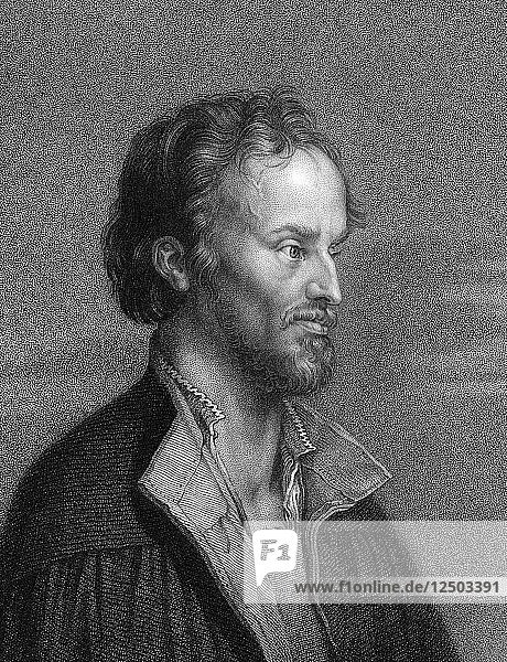 Philipp Melanchthon  deutscher protestantischer Reformator des 16. Jahrhunderts  1836. Künstler: Unbekannt