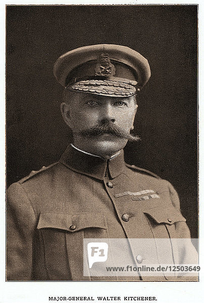 Frederick Walter Kitchener  britischer Soldat  um 1900. Künstler: Anon